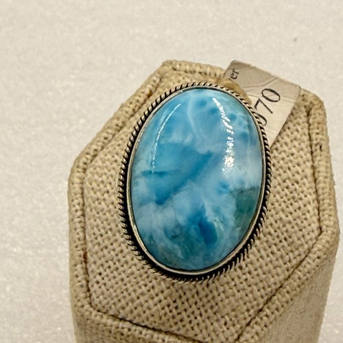 Sterling silver larimar large - sterling,